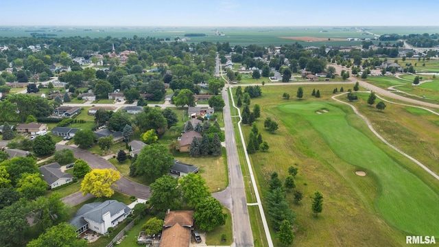 524 Crestview Dr, Metamora, IL 61548 - aerial view of residential area featuring a local golf course