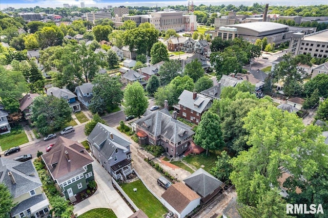 1027 N Maplewood Ave, Peoria, IL 61606 - aerial perspective of suburban area