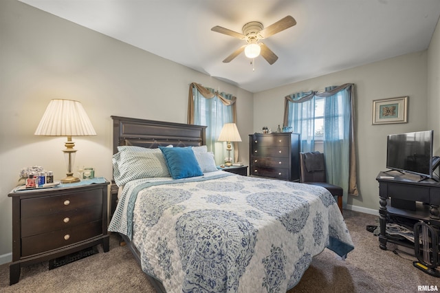 2227 W Westport Rd, Peoria, IL 61615 - bedroom featuring carpet floors and a ceiling fan
