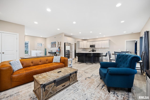 109 E Lee St, Tremont, IL 61568 - living room with recessed lighting and light wood-style flooring