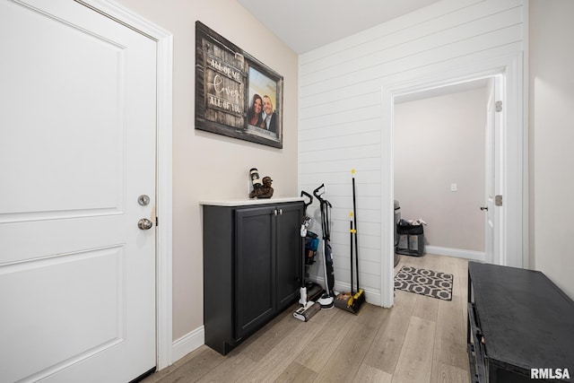 109 E Lee St, Tremont, IL 61568 - hallway with light wood-type flooring and baseboards