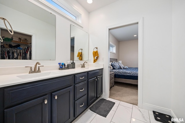109 E Lee St, Tremont, IL 61568 - full bath featuring double vanity, ensuite bath, and a spacious closet