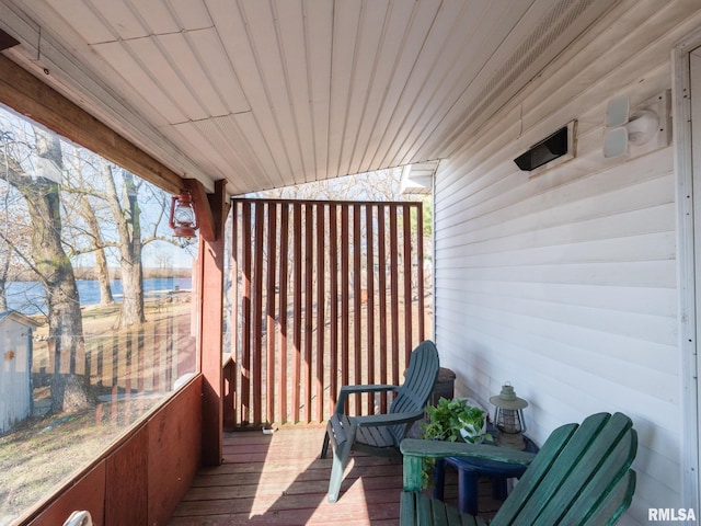 6334 Macs Rd, Manito, IL 61546 - wooden deck featuring a water view