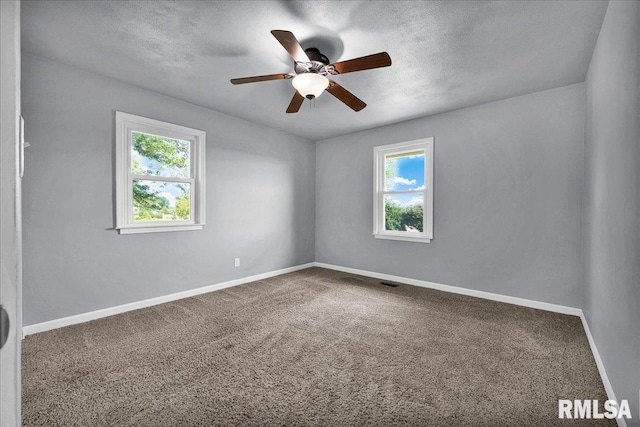 14100 Glasford-Canton Rd, Glasford, IL 61533 - carpeted spare room featuring ceiling fan and baseboards