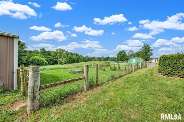 14100 Glasford-Canton Rd, Glasford, IL 61533 - view of yard with a rural view and an outdoor structure