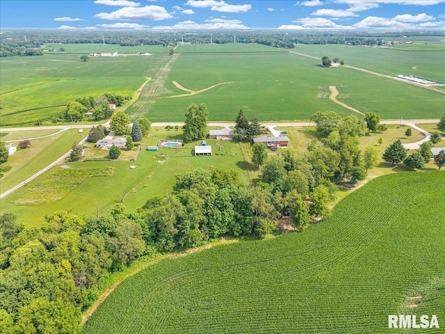 14100 Glasford-Canton Rd, Glasford, IL 61533 - aerial view of sparsely populated area featuring farmland