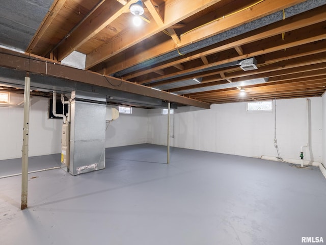 1100 Hampton Rd, Washington, IL 61571 - basement with heating unit