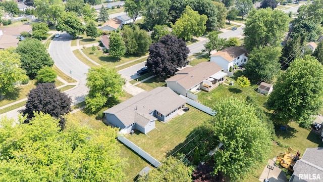 1100 Hampton Rd, Washington, IL 61571 - aerial perspective of suburban area