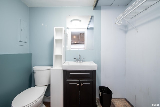 499 Goodsill Dr, East Galesburg, IL 61430 - bathroom with vanity and electric panel