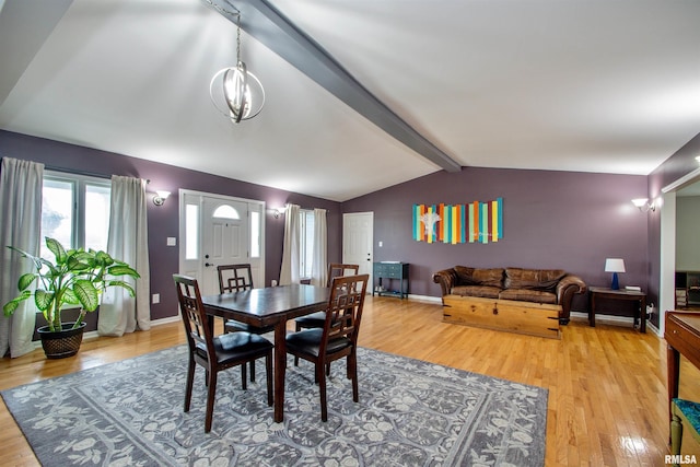 499 Goodsill Dr, East Galesburg, IL 61430 - dining area featuring light wood-type flooring and baseboards