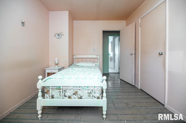 1425 Arthur St, Pekin, IL 61554 - bedroom with wood finished floors and baseboards