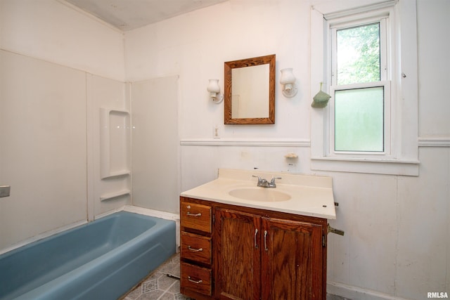 2211 N Bigelow St, Peoria, IL 61604 - full bathroom featuring vanity and  shower combination