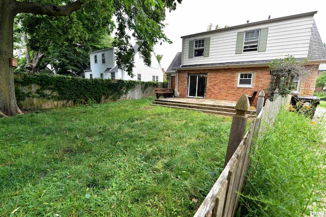 300 E Embert Pl, Peoria, IL 61603 - rear view of house with brick siding