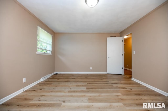 470 E Hazelwood St, Morton, IL 61550 - unfurnished room featuring ornamental molding and wood finished floors