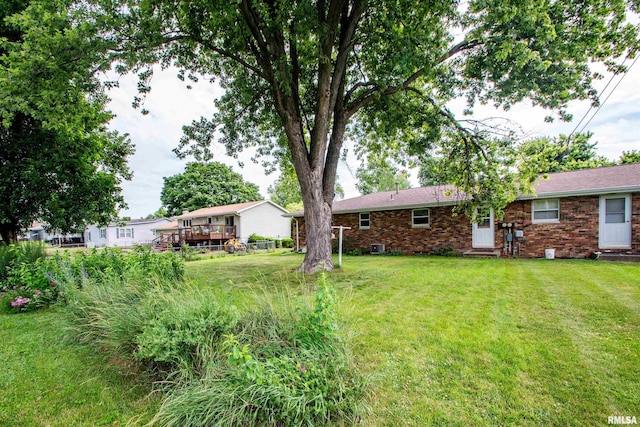 339 N Dr, Morton, IL 61550 - view of grassy yard with entry steps