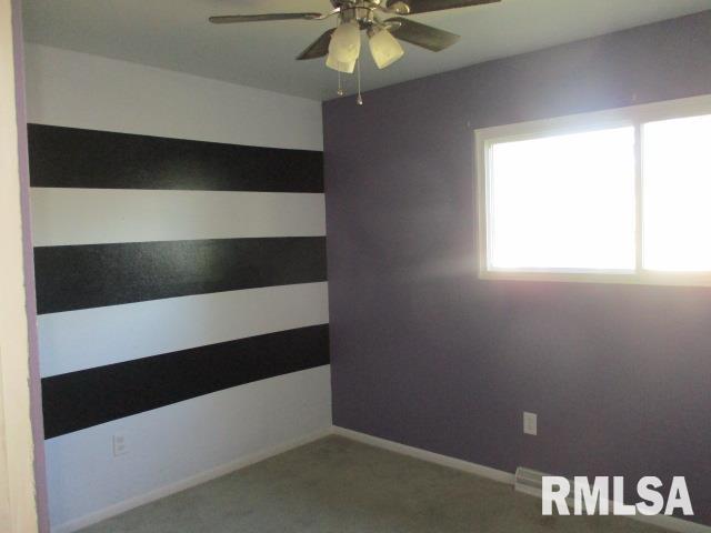 203 Arrow St, Pekin, IL 61554 - unfurnished room with a ceiling fan and carpet