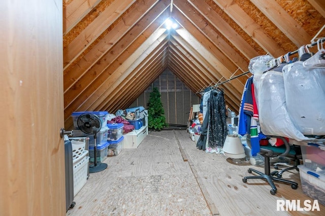 408 W Ravinwoods Rd, Peoria, IL 61615 - view of unfinished attic