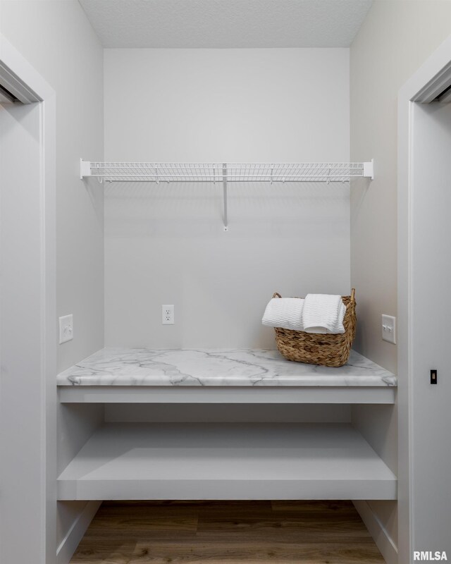 361 E Donahue St, Eldridge, IA 52748 - walk in closet with wood finished floors