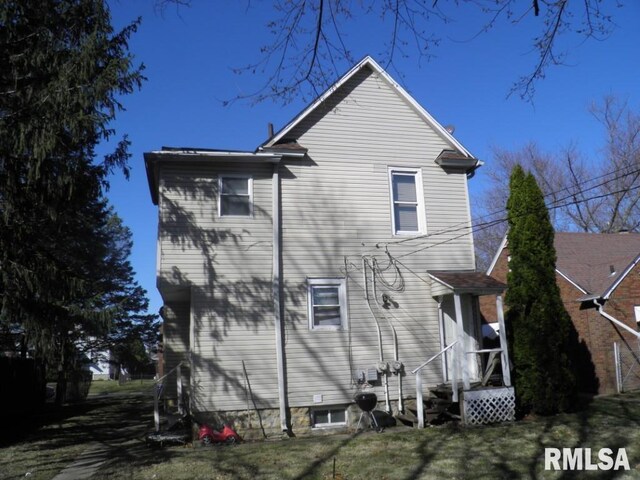 view of rear view of property