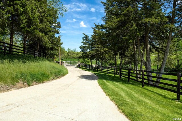 view of road