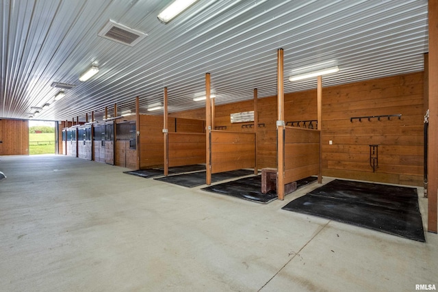 view of horse barn