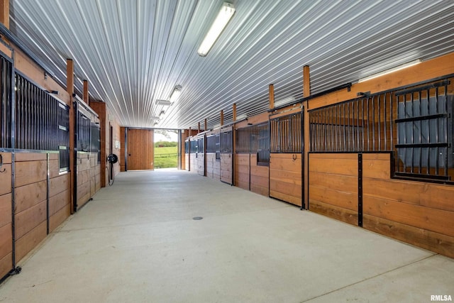 view of stable