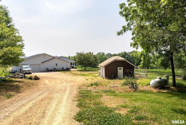 exterior space with driveway