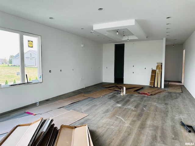 interior space featuring wood-type flooring