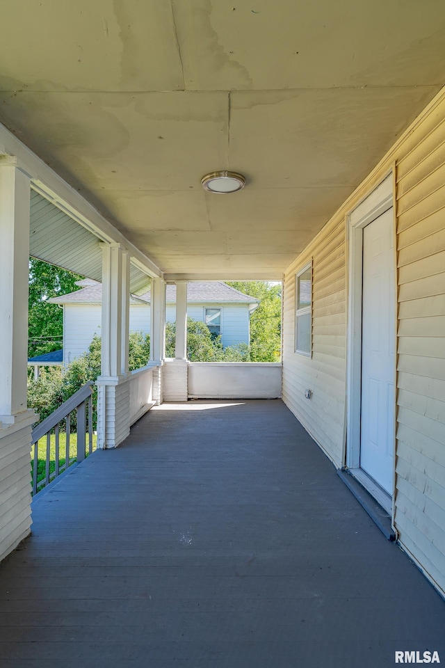 view of patio / terrace featuring a porch