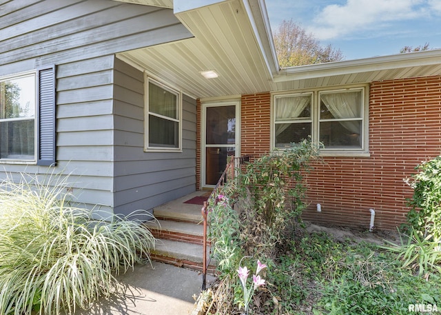 view of entrance to property