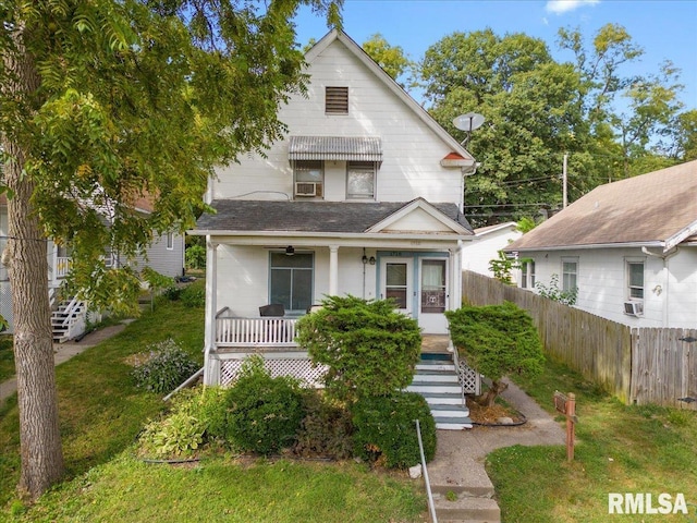 view of front of house featuring a porch