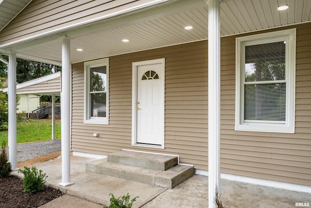 view of property entrance