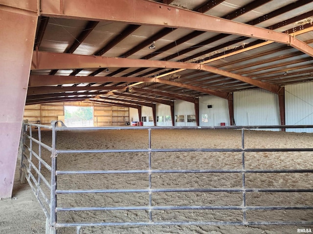 view of stable