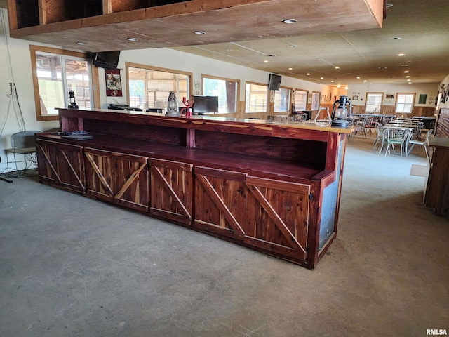 bar featuring carpet flooring