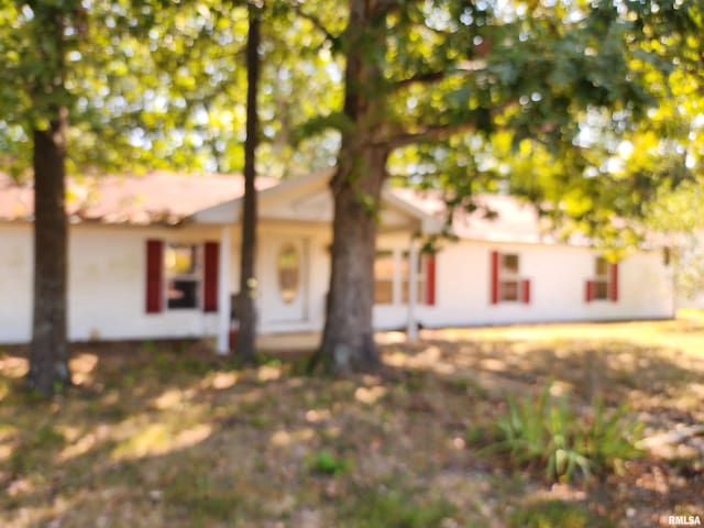 view of front of home