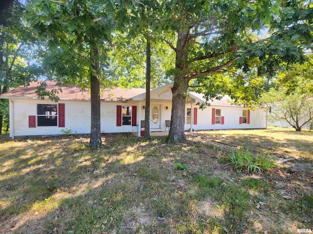 view of front of home with a porch