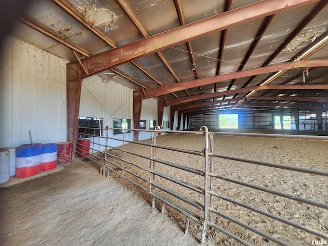 view of stable