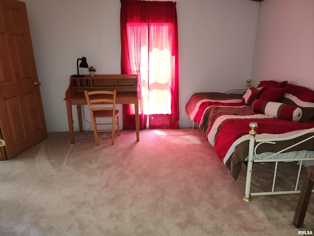 bedroom featuring carpet floors