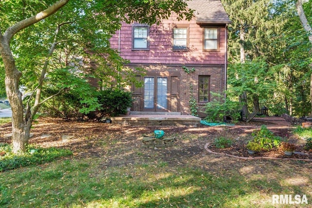 view of front of house featuring french doors