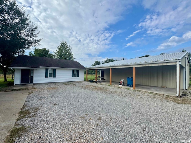 view of ranch-style house