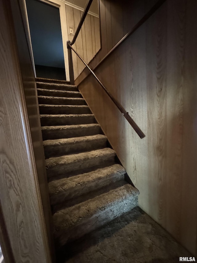 view of stairs