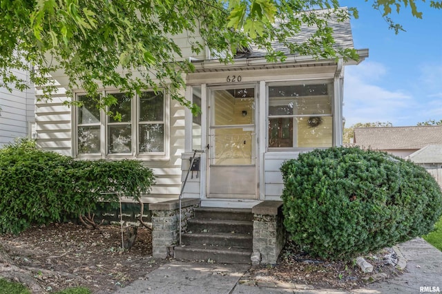 view of entrance to property