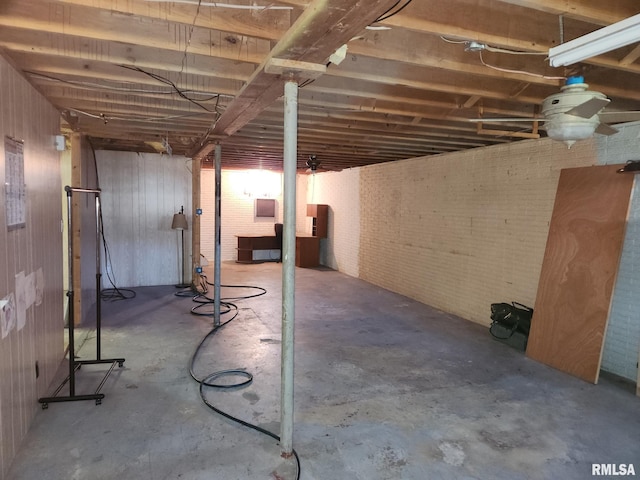 136 W 5th Ave, Woodhull, IL 61490 - view of unfinished basement