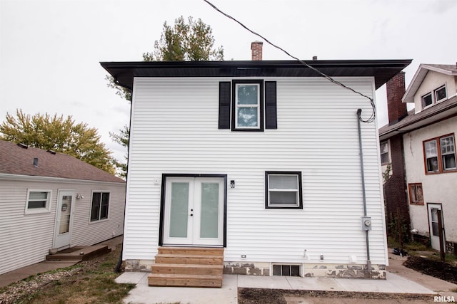 view of rear view of property