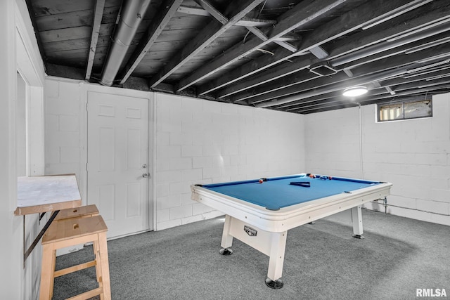 906 28 1/2 St, Bettendorf, IA 52722 - game room with carpet and billiards