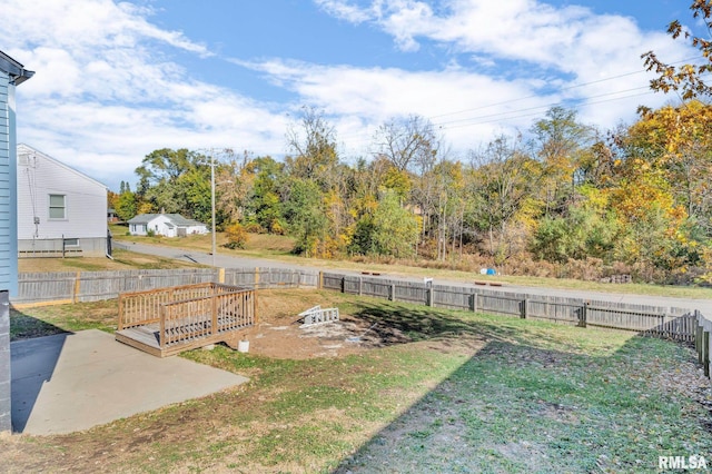 906 28 1/2 St, Bettendorf, IA 52722 - fenced backyard featuring a patio area