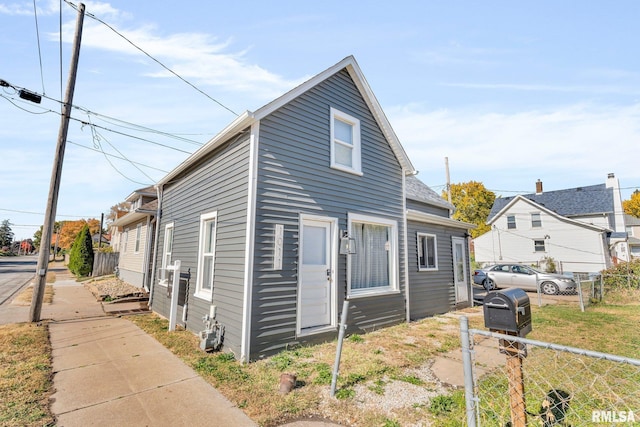 view of bungalow-style home