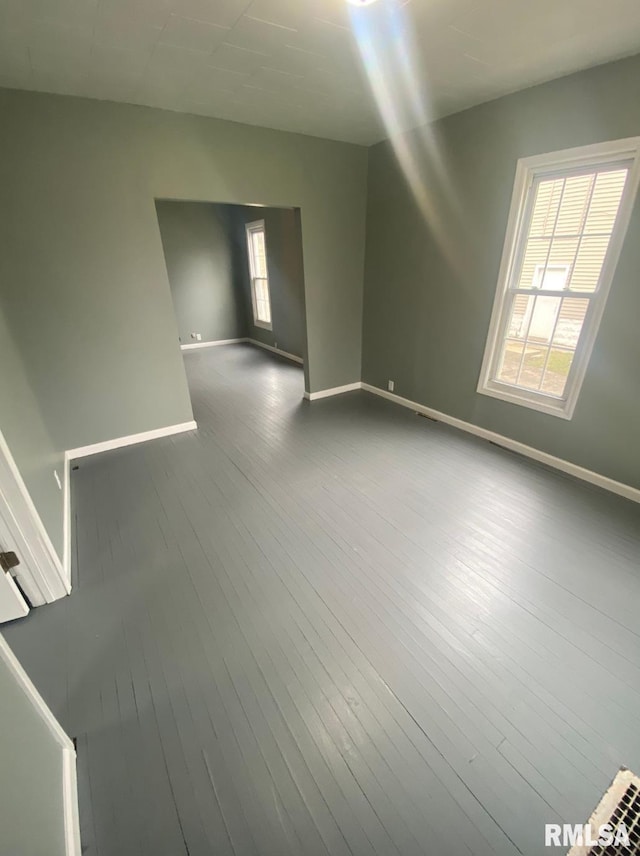 1621 14 1/2 St, Rock Island, IL 61201 - unfurnished room with baseboards and wood finished floors