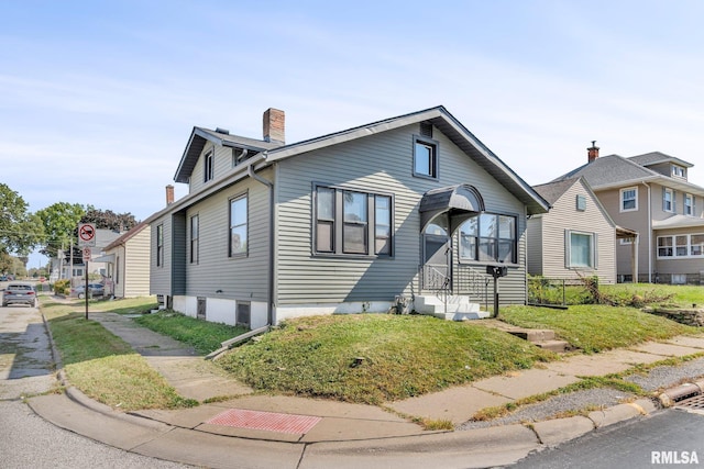 view of bungalow-style home