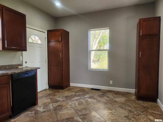 kitchen featuring dishwasher